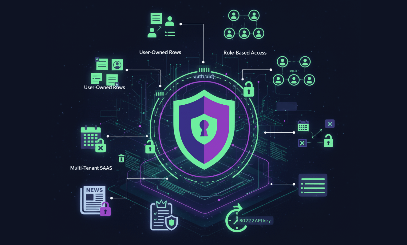 10 Real-World RLS Patterns for Supabase - Visual Guide